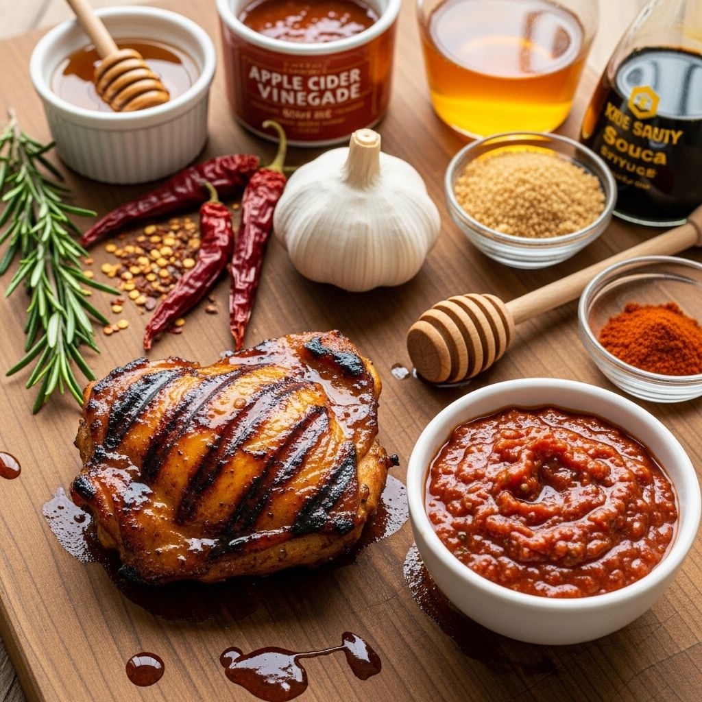 BBQ Chicken Marinade Recipe: 8-Ingredient Flavor-Packed Mix A sweet, tangy, and savory marinade that transforms any cut of chicken into a BBQ or grill masterpiece.