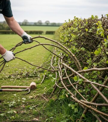 Give overgrown borders new life with traditional weaving methods for robust structure.