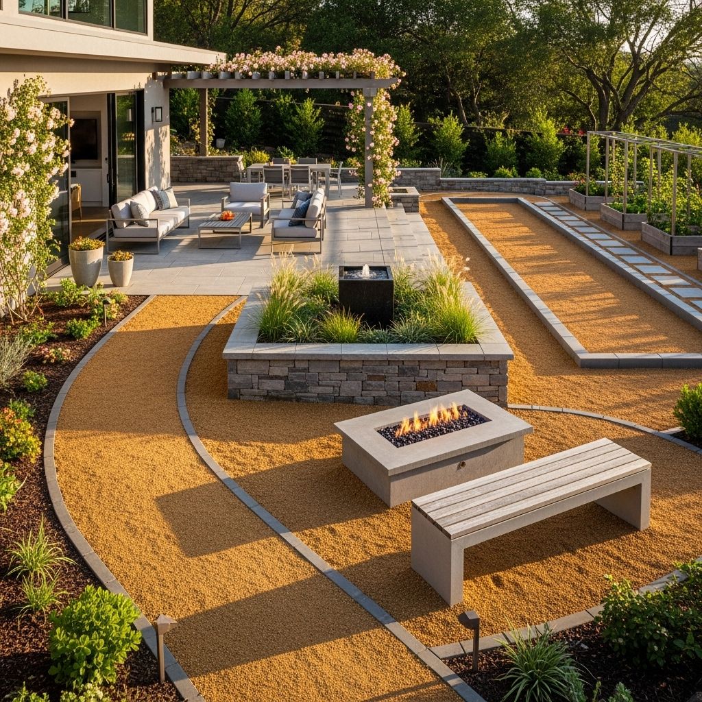 Enjoy elegant permeable surfaces that withstand weather and traffic without extra upkeep.