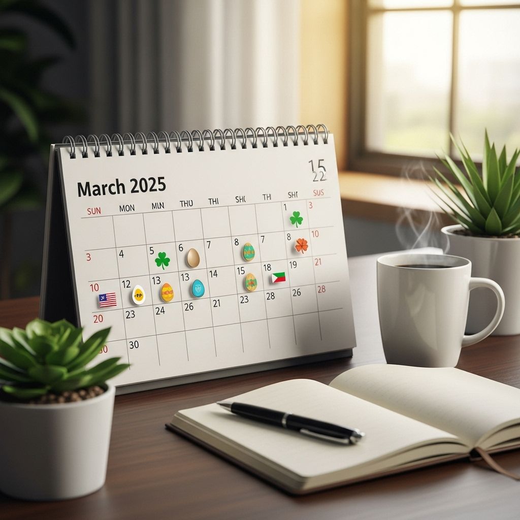 Discover all the special days, celebrations, and observances that make March 2025 a month filled with meaningful moments