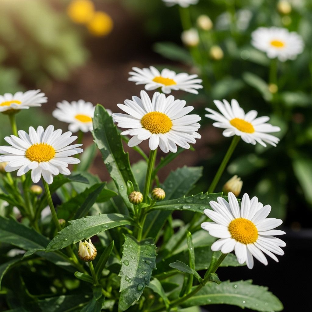 Discover the beauty, cultivation tips, and seasonal care for the charming Marguerite Daisy (Argyranthemum), a versatile flower for beds, borders, and containers.