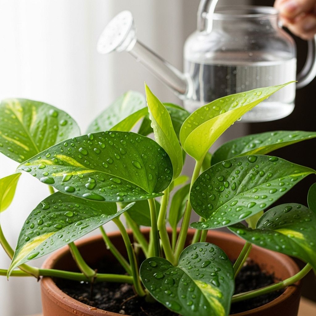 Consistent soil checks and ideal water quality keep trailing plants lush and resilient.