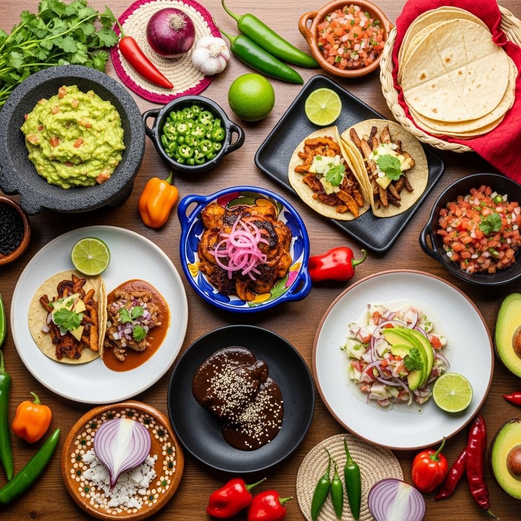 Discover the vibrant flavors, recipes, and culinary traditions of Mexico, from street food staples to authentic home-cooked classics.