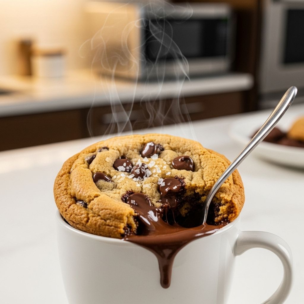 Craving a warm, gooey cookie? Learn how to make a delicious chocolate chip cookie in your microwave in just minutes!