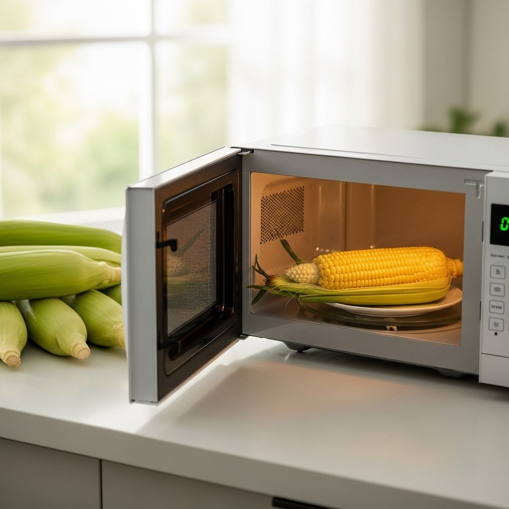 Microwave Corn On The Cob In The Husk: 8 Easy Steps Master the art of steaming sweet corn in its husk—no boiling, no grill, just fast, flavorful results in your microwave.