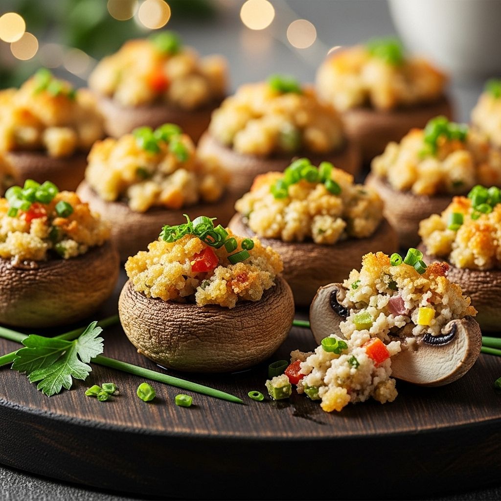 Savory, creamy, and packed with irresistible flavor—these stuffed mushrooms are the ultimate appetizer for any occasion.