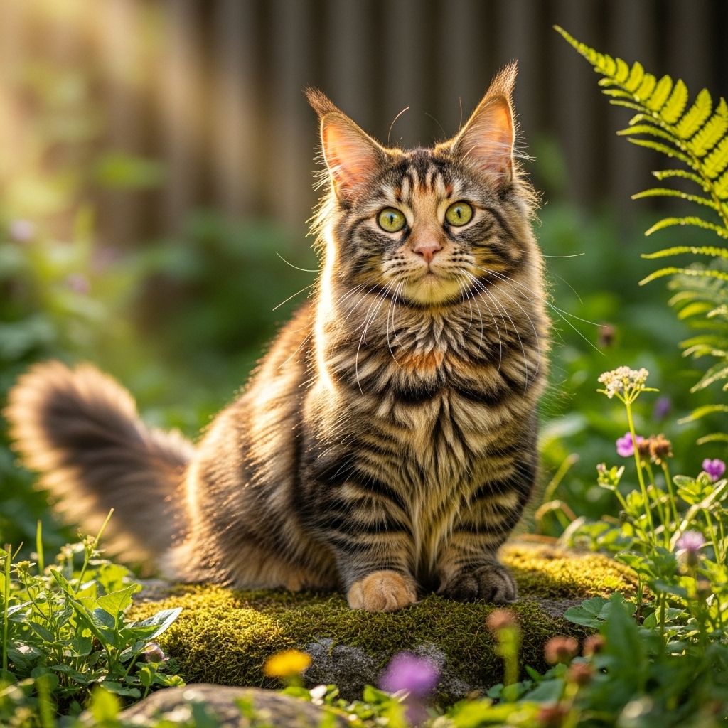 Combining affectionate curiosity and majestic fluff for lively family living.