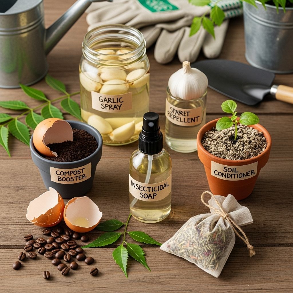 Discover eco-friendly alternatives to harsh chemicals with these simple DIY garden remedies that promote plant health naturally
