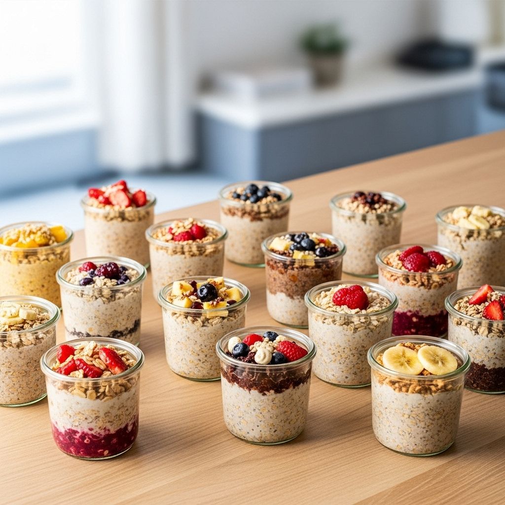 Overnight Oats Recipe: 12 No-Cook Make-Ahead Variations Simplify your mornings with this nutritious, customizable breakfast that prepares itself while you sleep