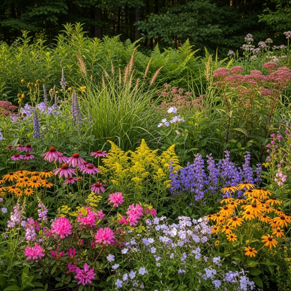 Select plantings that flourish in every season while drawing butterflies and birds.