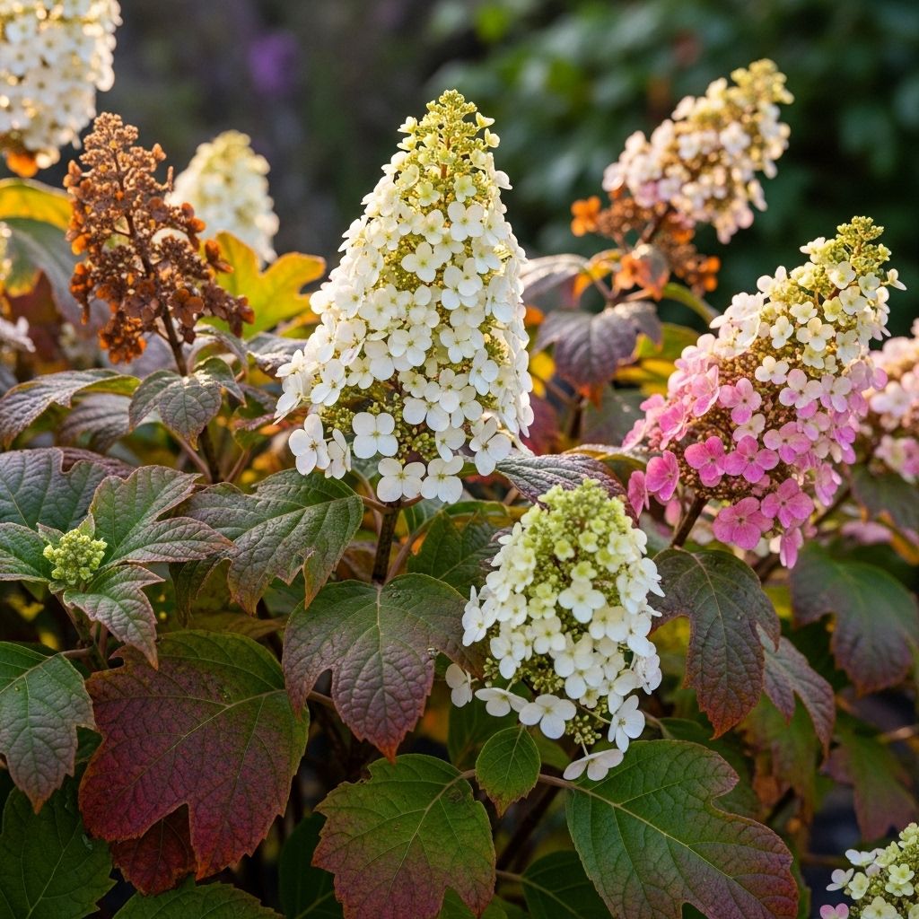 Discover the magnificent Oakleaf Hydrangea with its distinctive foliage, spectacular blooms, and year-round garden appeal