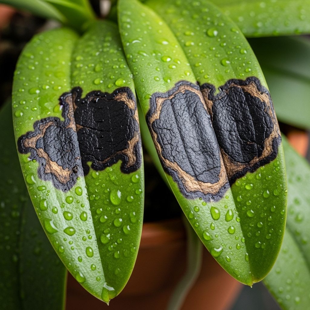 Learn to identify, prevent, and treat black or brown spots on orchids to keep your prized blooms thriving and healthy.