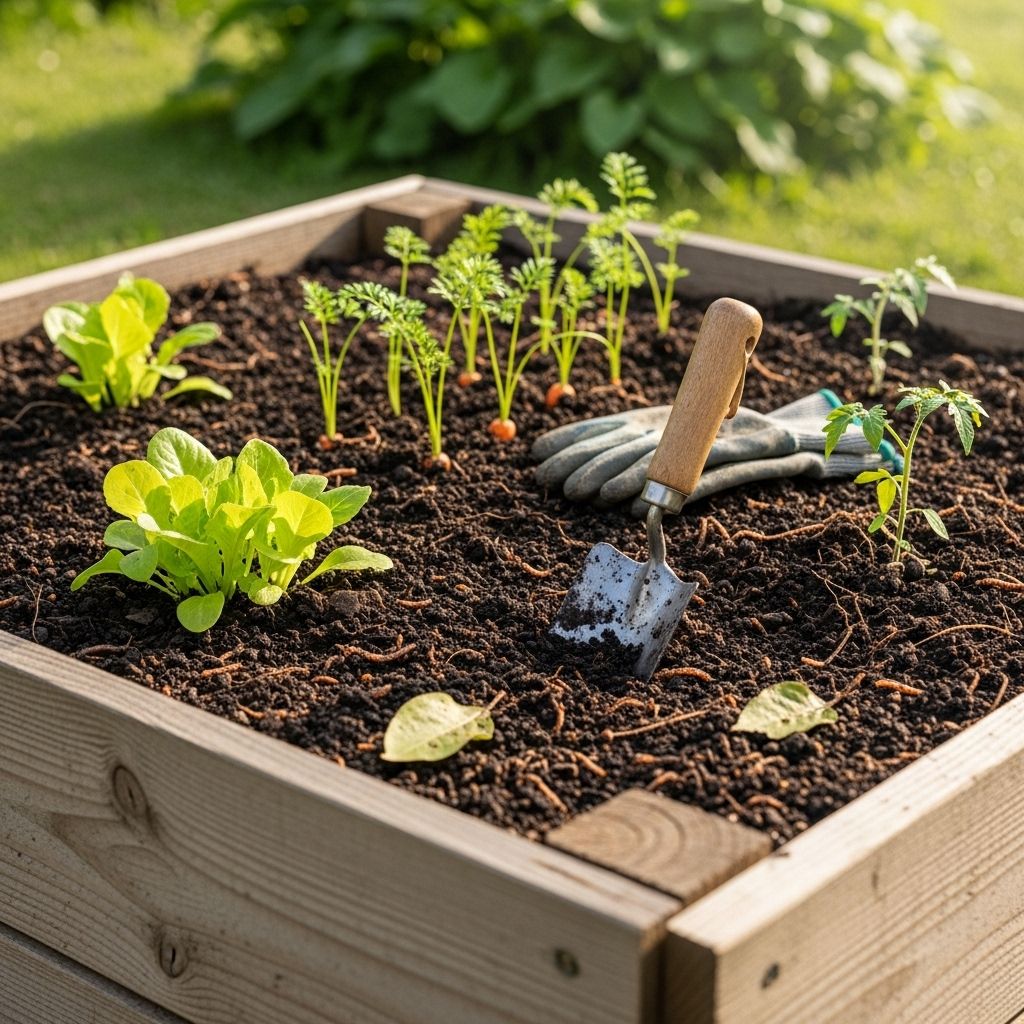 Transform any garden frame into a thriving ecosystem with nutrient rich homemade mix.