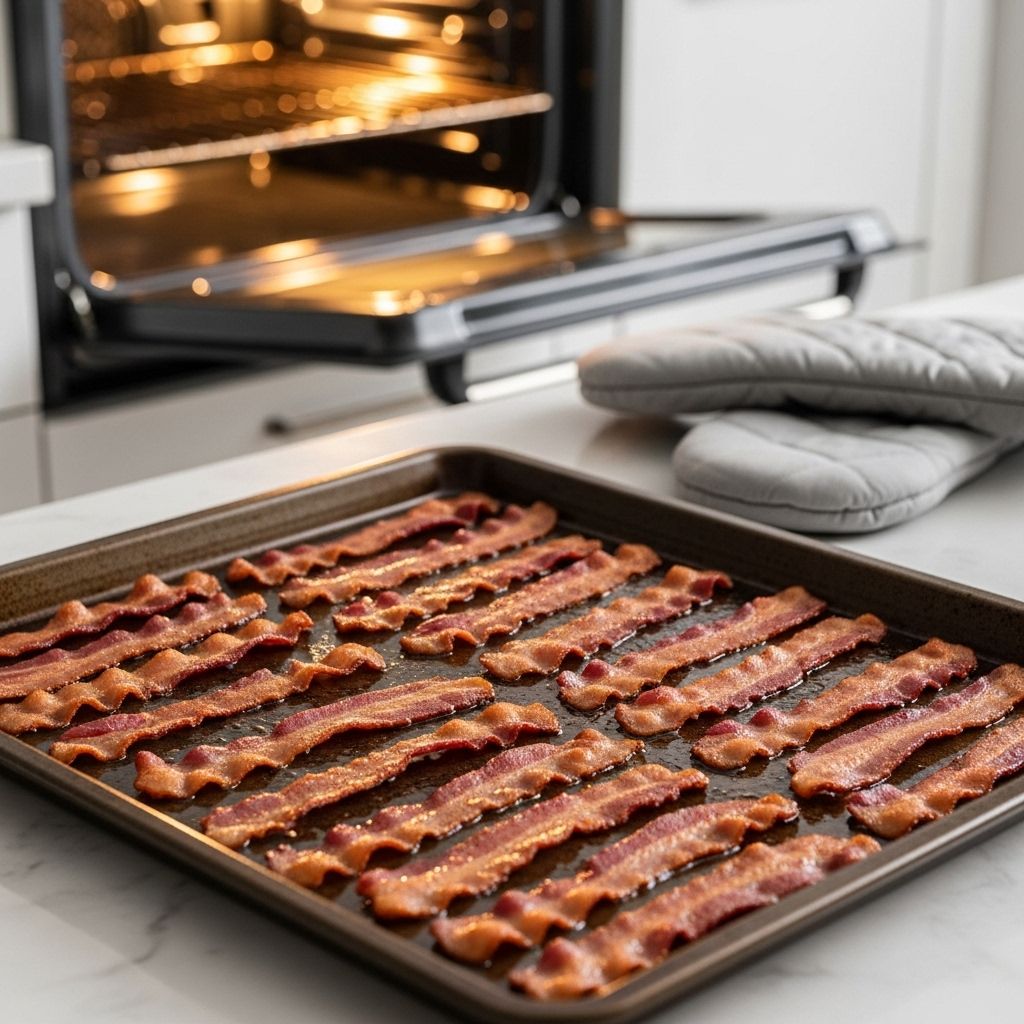 Discover the easiest, cleanest, and crispiest way to cook bacon with this complete oven-baked bacon guide.