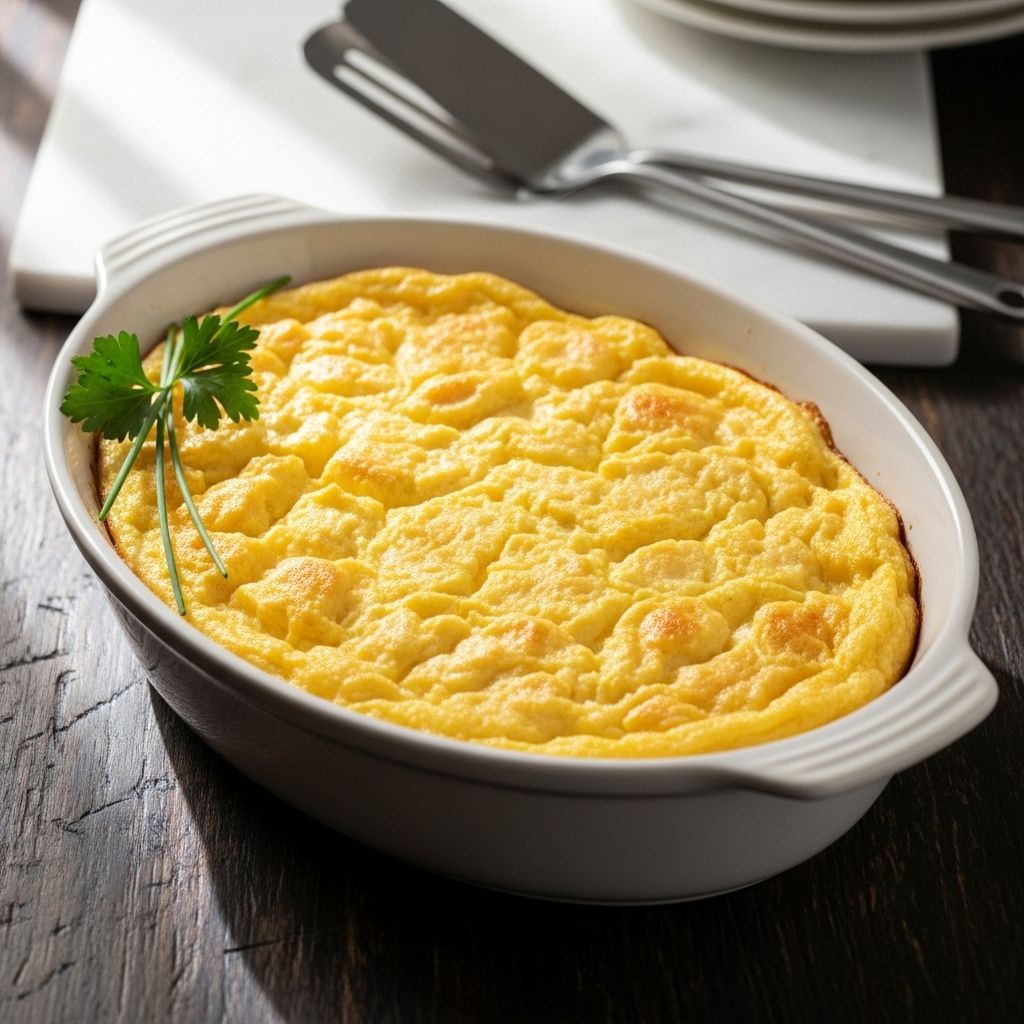 Effortlessly serve fluffy, delicious scrambled eggs to a crowd with this simple oven-baked method—perfect for any occasion.
