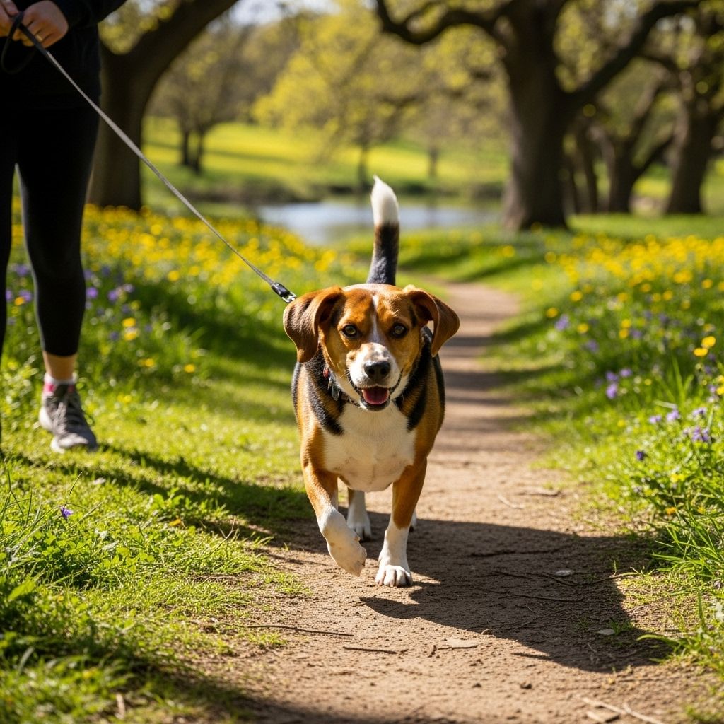 Compassion and steady routines turned a stray pup into a healthy, camera-ready companion.