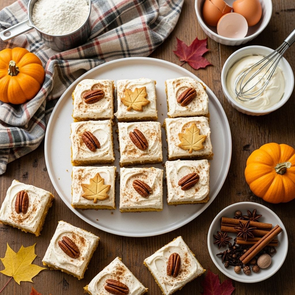 Moist, flavorful pumpkin bars with creamy frosting—your ultimate fall baking guide with tips, tricks, and everything you need to know.