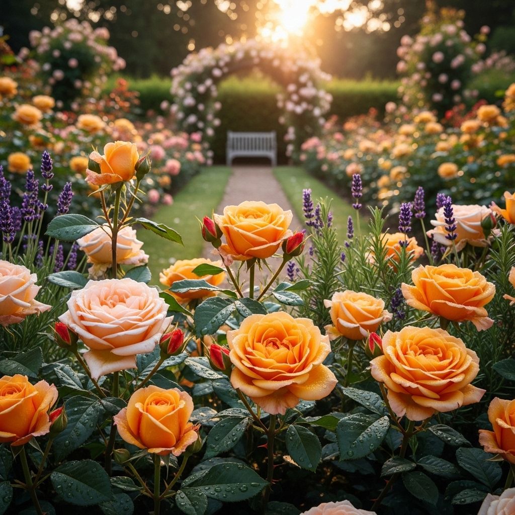 Warm-hued blooms and lush clusters bring enduring charm and fragrance to outdoor spaces.