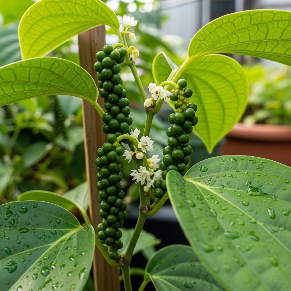 Learn how to grow, care for, and harvest your own fresh black peppercorns indoors or outdoors with expert tips and troubleshooting advice.
