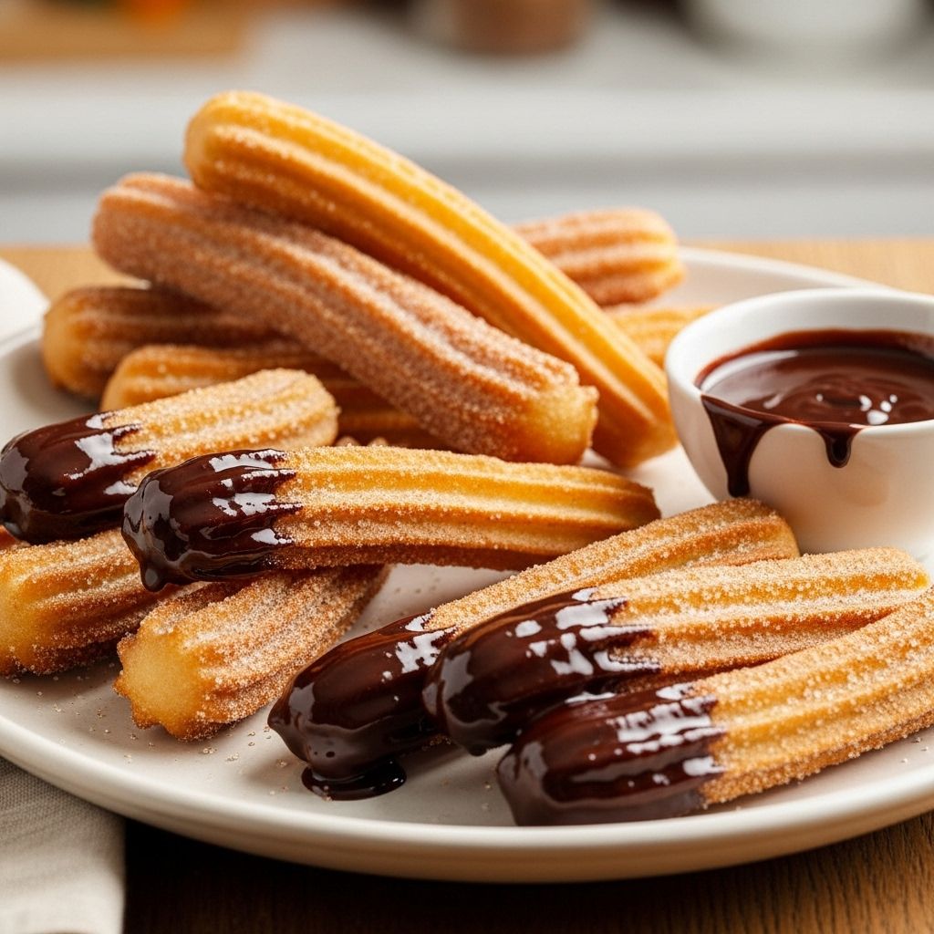 A cinnamon-sugar coating meets a soft pillow-like center in every decadent chocolate dip.