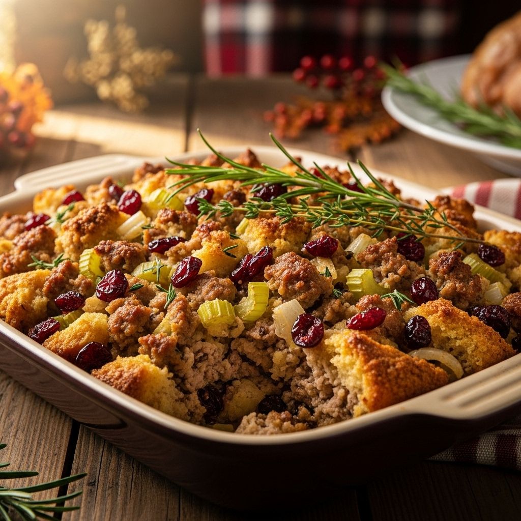 Master the art of creating the most flavorful, moist, and crowd-pleasing traditional stuffing for your holiday table