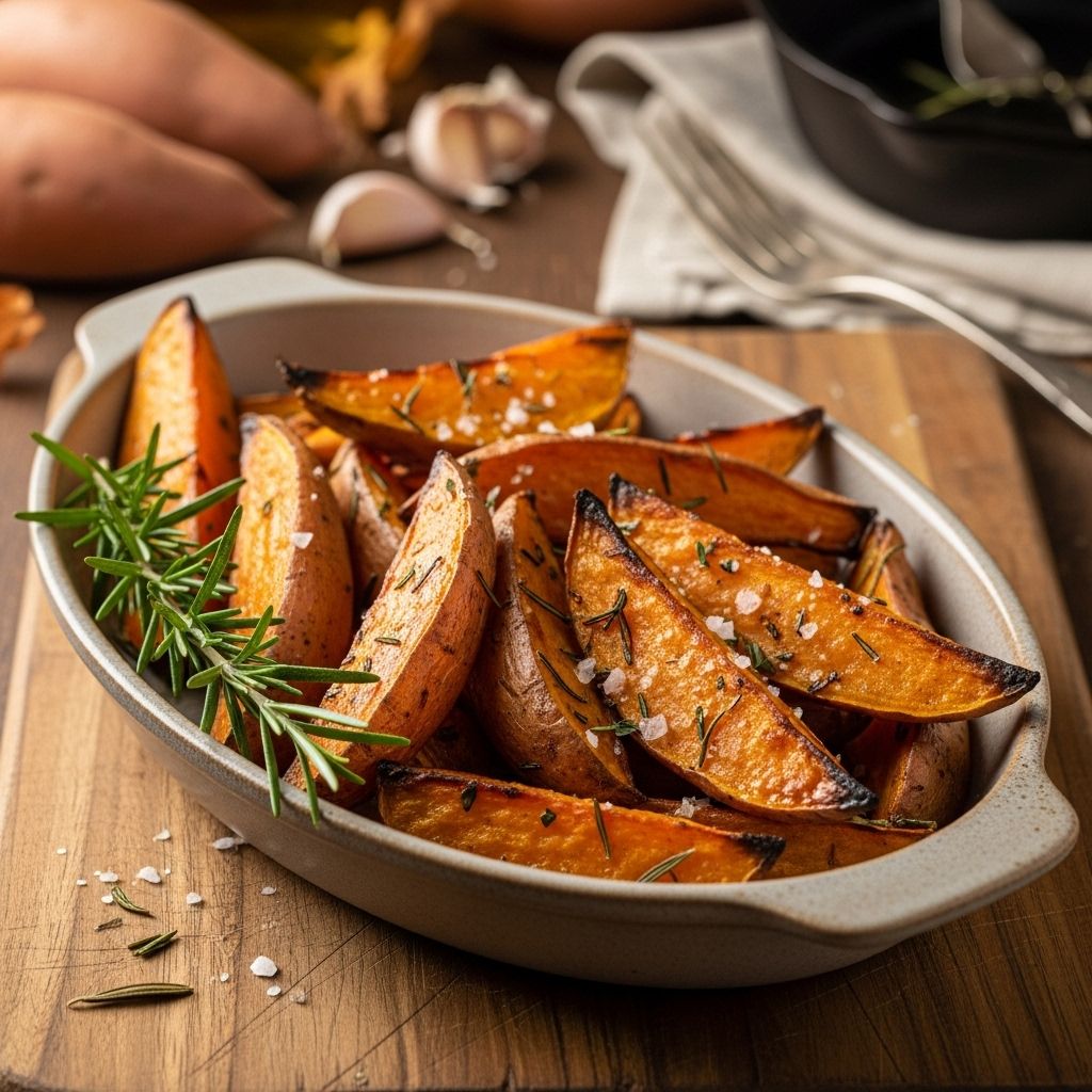 Transform ordinary sweet potatoes into golden, caramelized delights with this foolproof roasting method