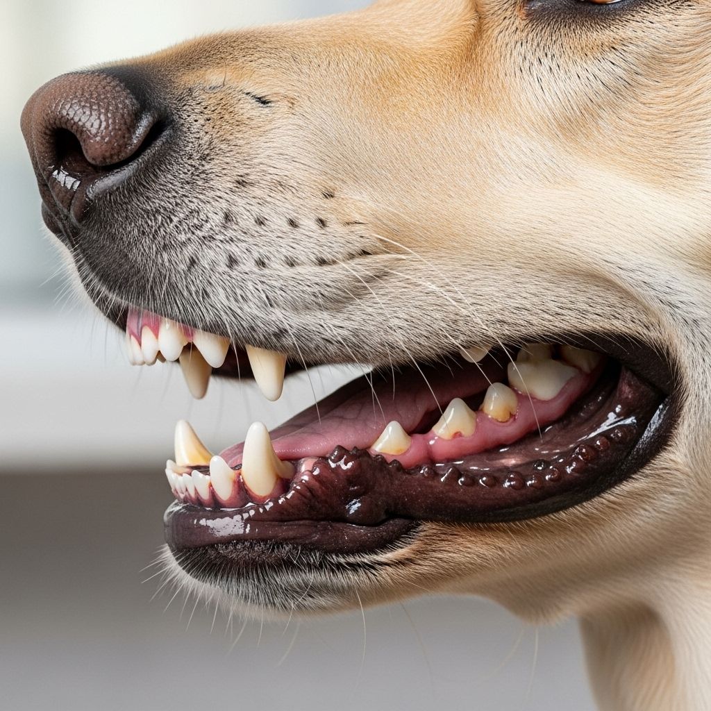 Consistent dental care and vet checkups help keep your dog’s gums healthy and pain-free.