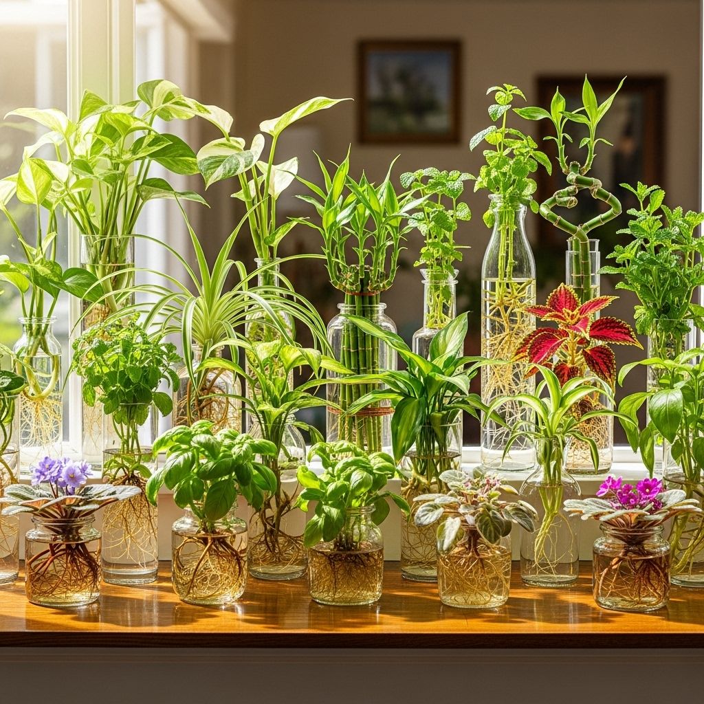Show off elegant root displays with minimal upkeep in clear jars and vases.