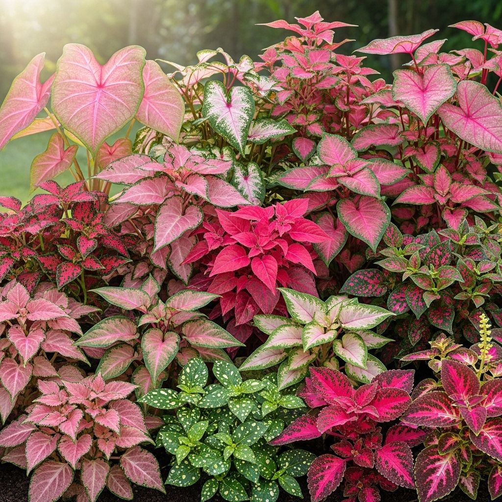 Uncover the most captivating garden and houseplants with stunning pink foliage, from delicate blushes to bold magentas, for a truly vibrant space.