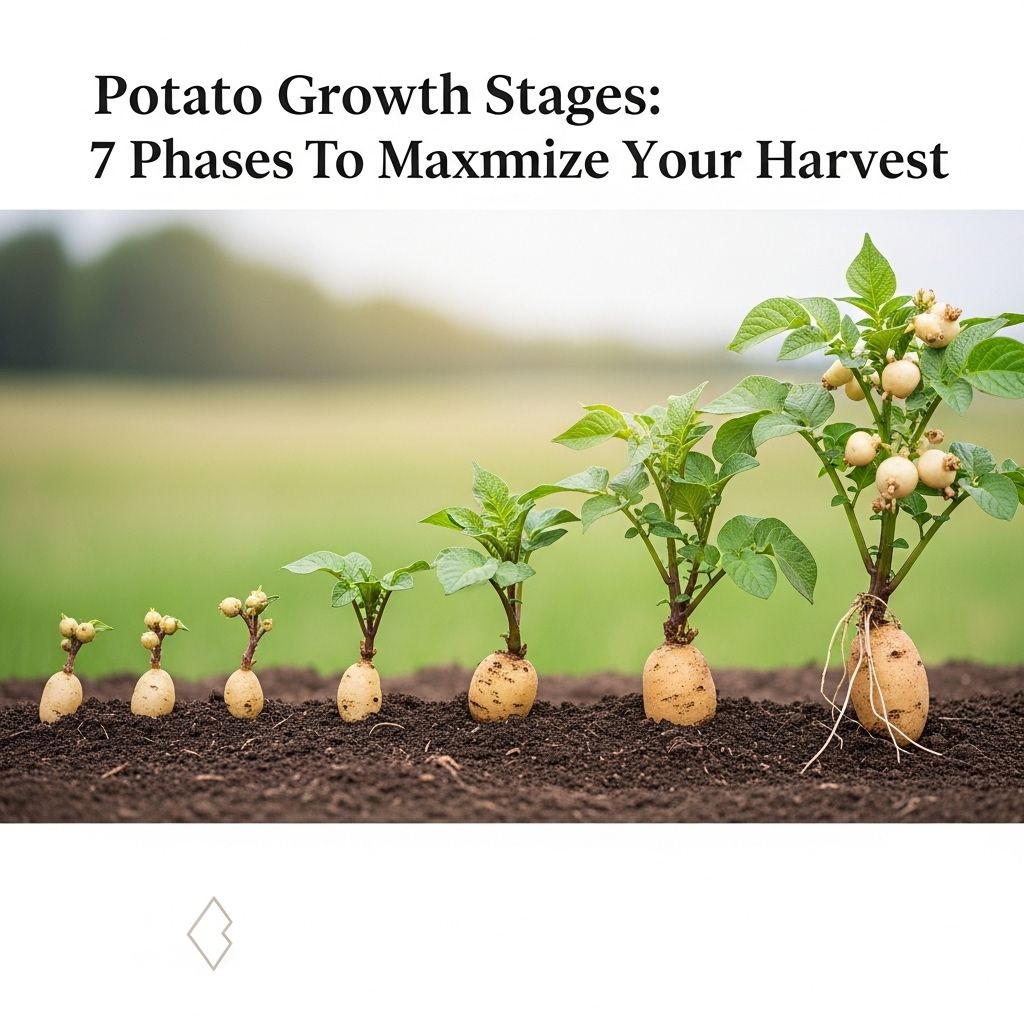 Use targeted care at each growth phase to produce healthier plants and larger potatoes.
