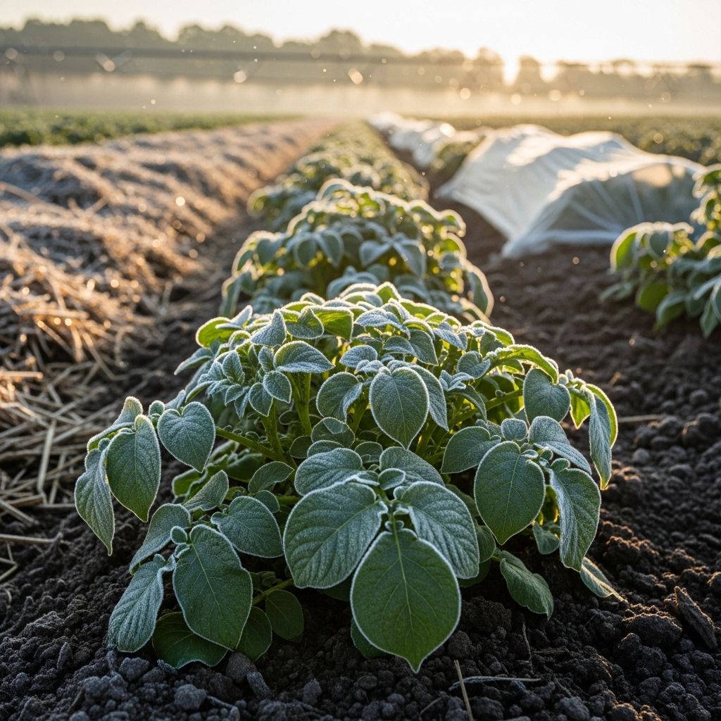 Discover how to safeguard your potato plants from frost, understand damage risks, and ensure a robust harvest.