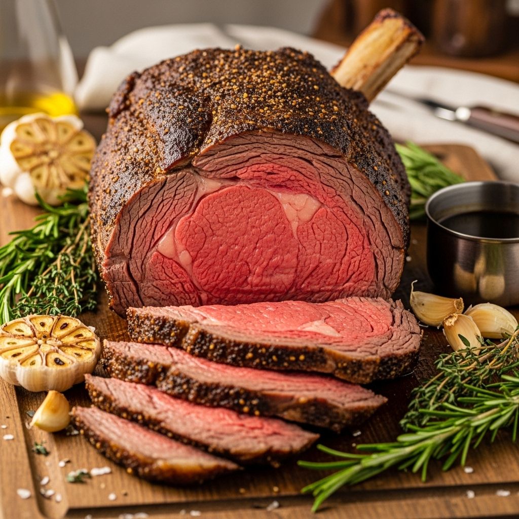 Discover how to prepare an impressive prime rib that's surprisingly simple to master