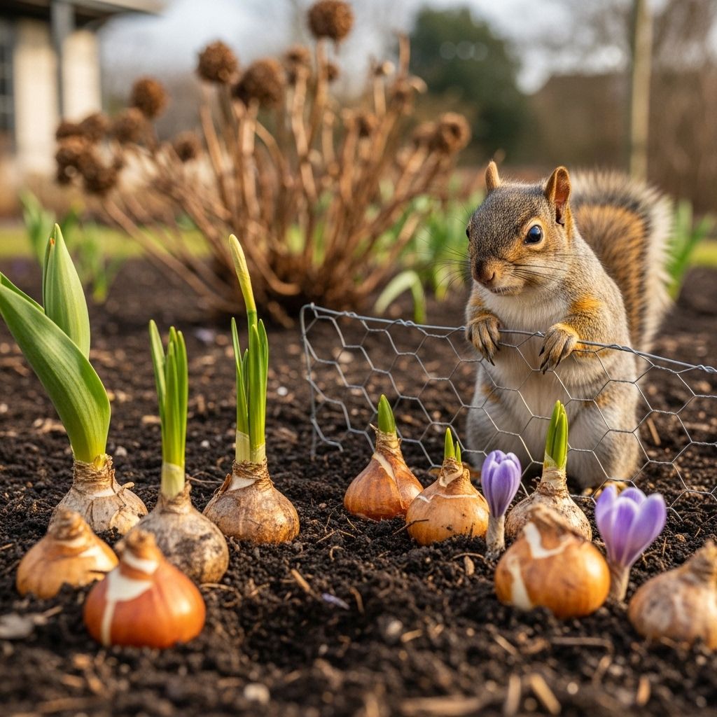 Discover proven strategies and expert tips to prevent squirrels from feasting on your garden bulbs, ensuring a beautiful spring display.