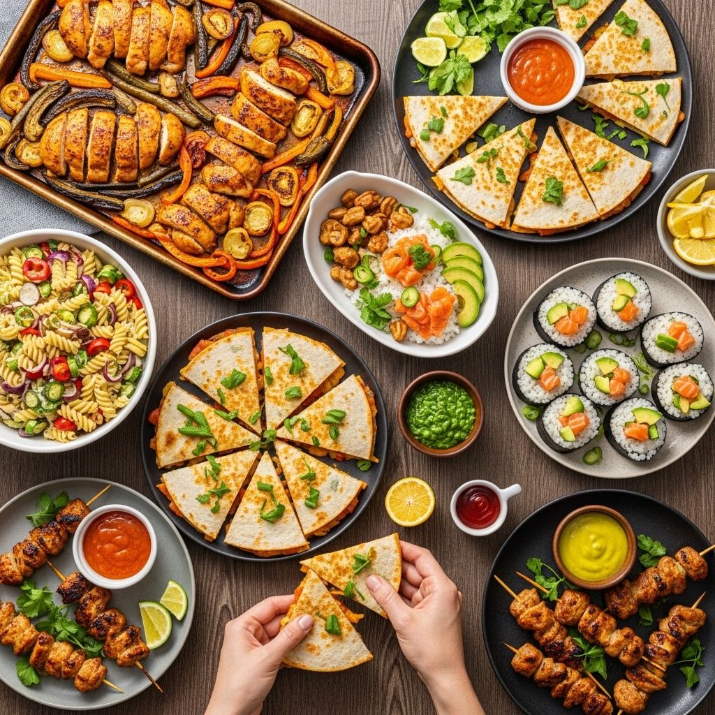 Stress-free suppers packed with flavor, from sheet-pan wonders to veggie-packed bowls.