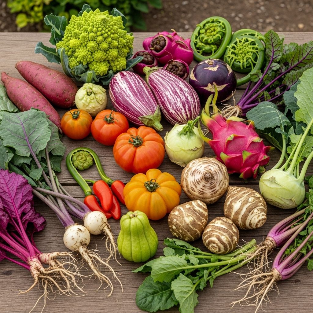Break the routine and discover 27 rare and unusual vegetables to elevate your garden and your kitchen.