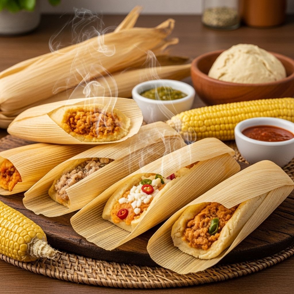 Step-by-step instructions, tips, and secrets for making traditional pork tamales filled with flavor.