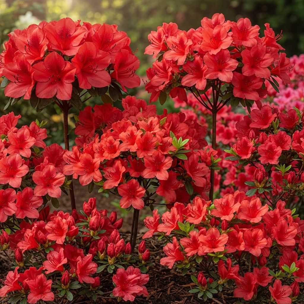 Fire-kissed blooms that light up landscapes from spring into the first frost.