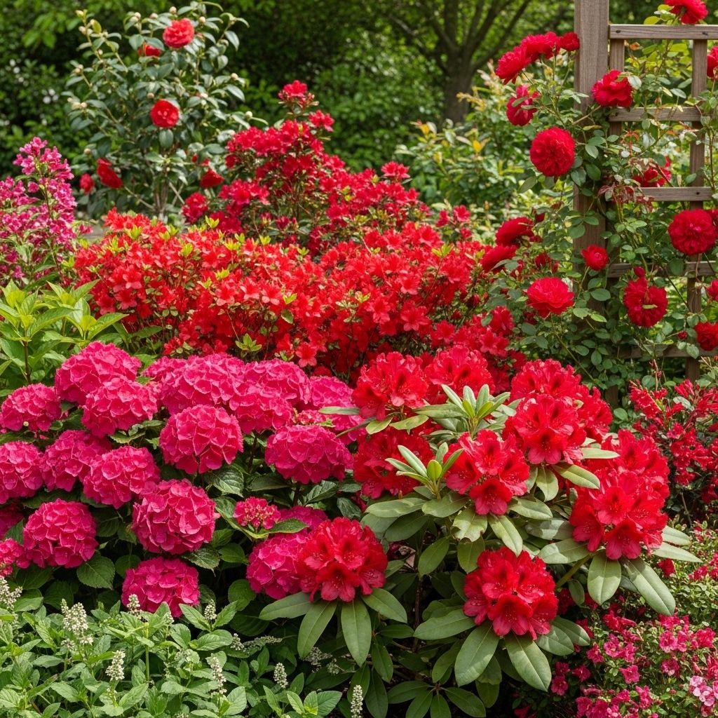 Best Red Flowering Shrubs: 21 Stunning Choices For Your Garden Bring vibrant color, wildlife, and year-round interest home with these spectacular red flowering shrubs.