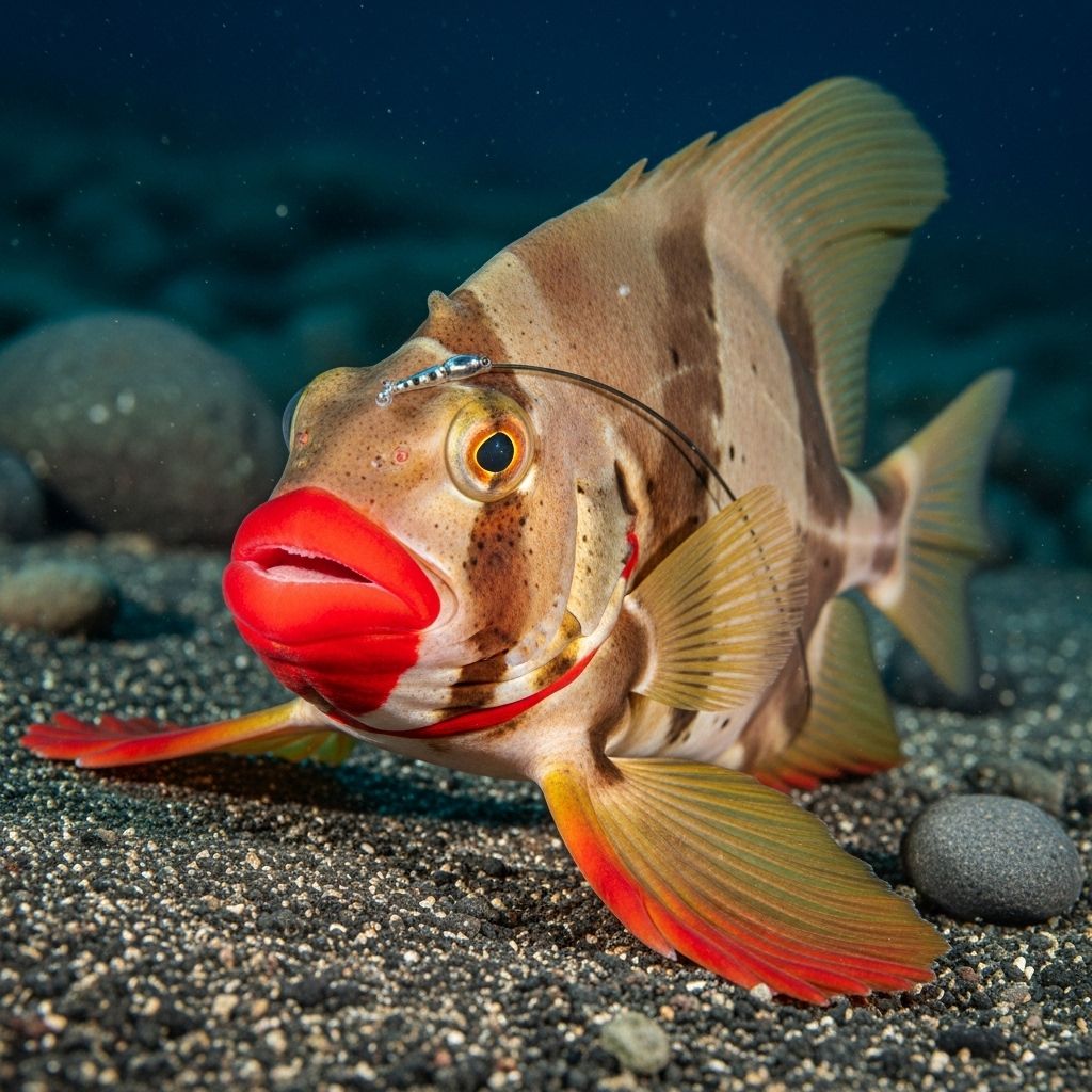 This fish uses leg-like fins and a built-in lure to master life on the seafloor.