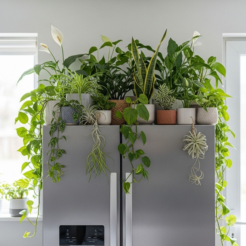 Transform a forgotten kitchen niche into a thriving green haven with minimal care.