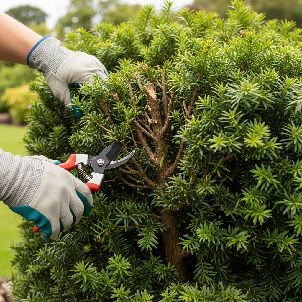 Master the art of rejuvenating overgrown yews with expert pruning tips, seasonal advice, and comprehensive care strategies.