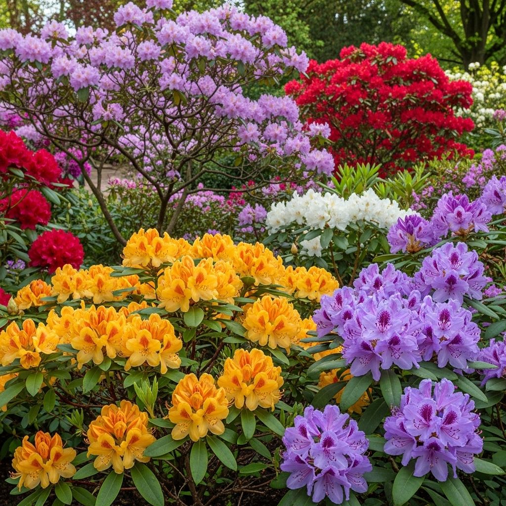 Explore 21 breathtaking rhododendron varieties to bring vivid color, elegance, and visual interest to any garden landscape.