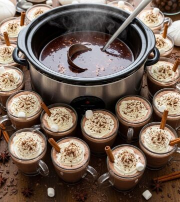 Create irresistibly creamy, crowd-pleasing hot chocolate in your slow cooker with this fuss-free, decadent recipe for all occasions.