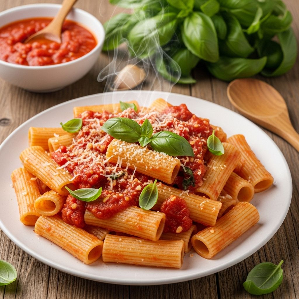 Discover the legendary Rigatoni al Segreto, its history, ingredients, and the ultimate method to master this iconic secret red sauce.