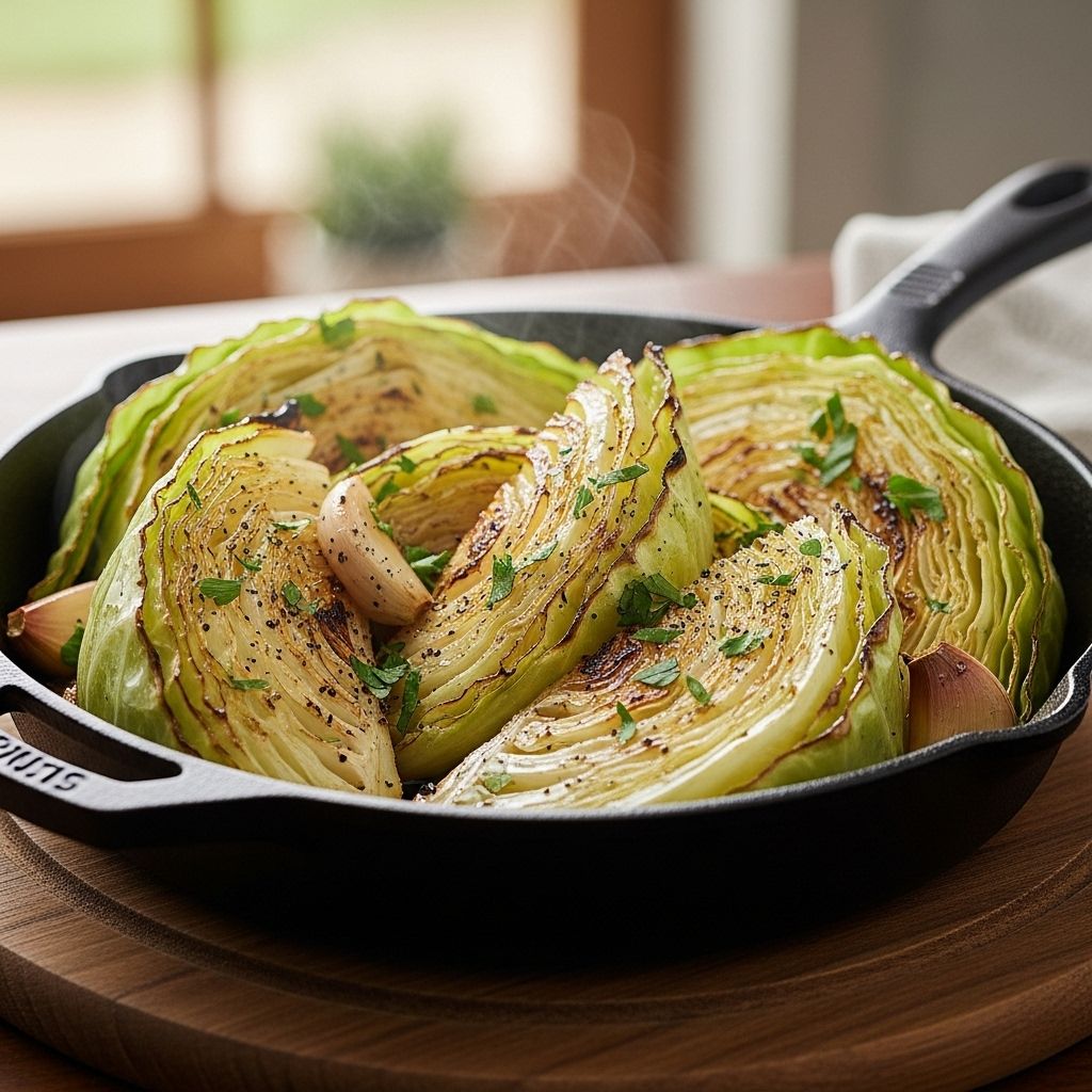 Give plain cabbage a flavor upgrade with charred edges and a tender interior.