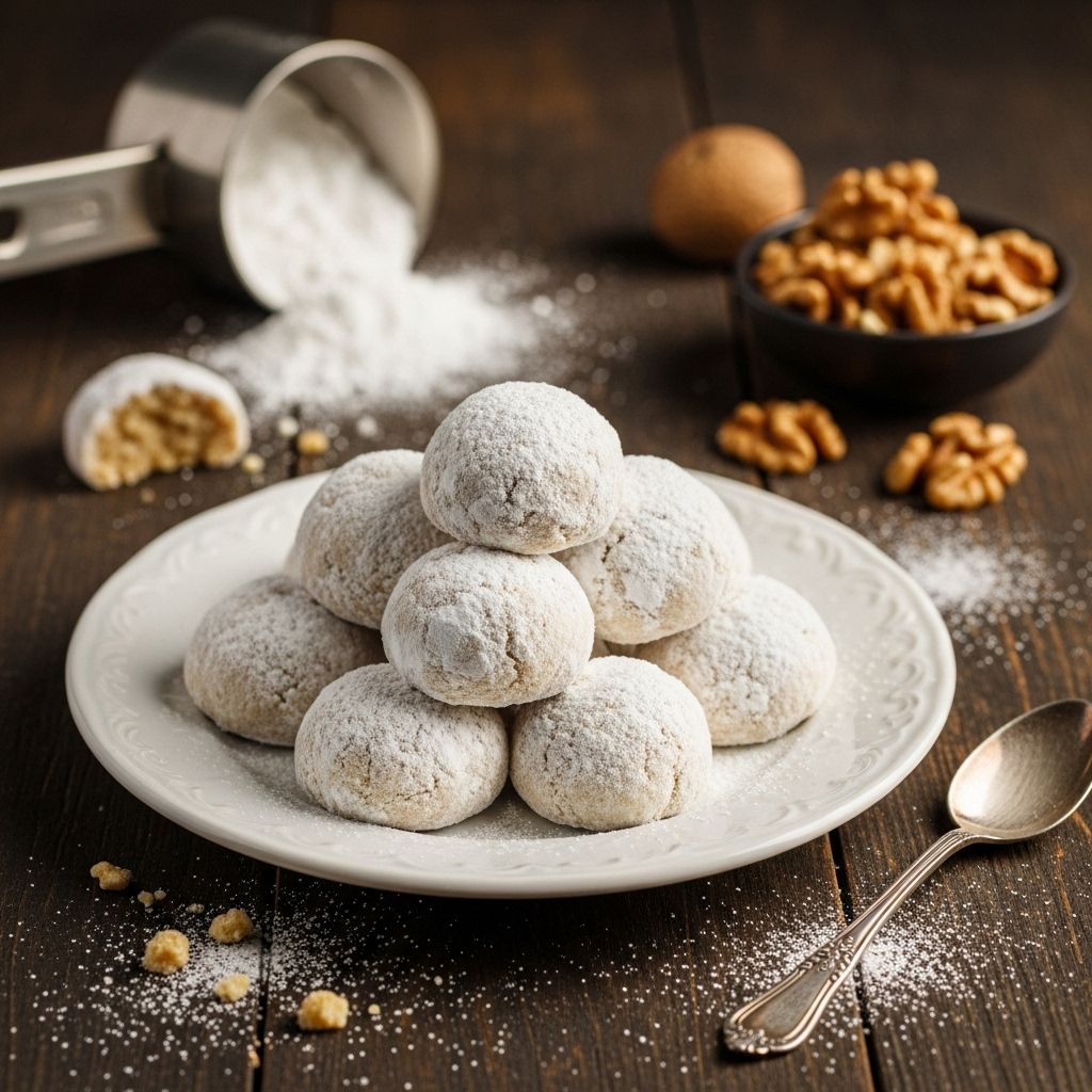 Discover the charm of Russian Tea Cakes—nutty, buttery cookies perfected for holidays or any teatime gathering.