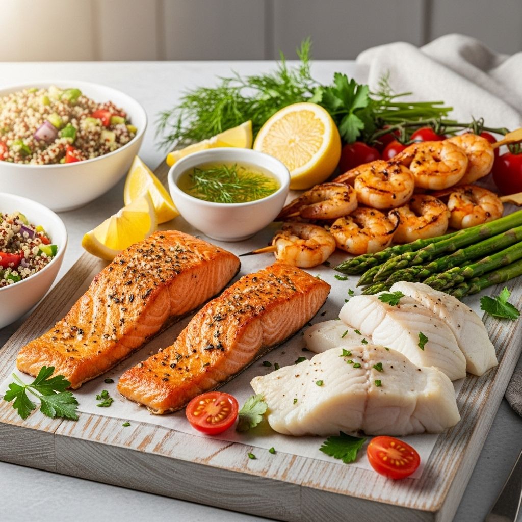 Explore a vibrant collection of seafood recipes, from creamy chowders and pastas to show-stopping paellas and quick weeknight meals.
