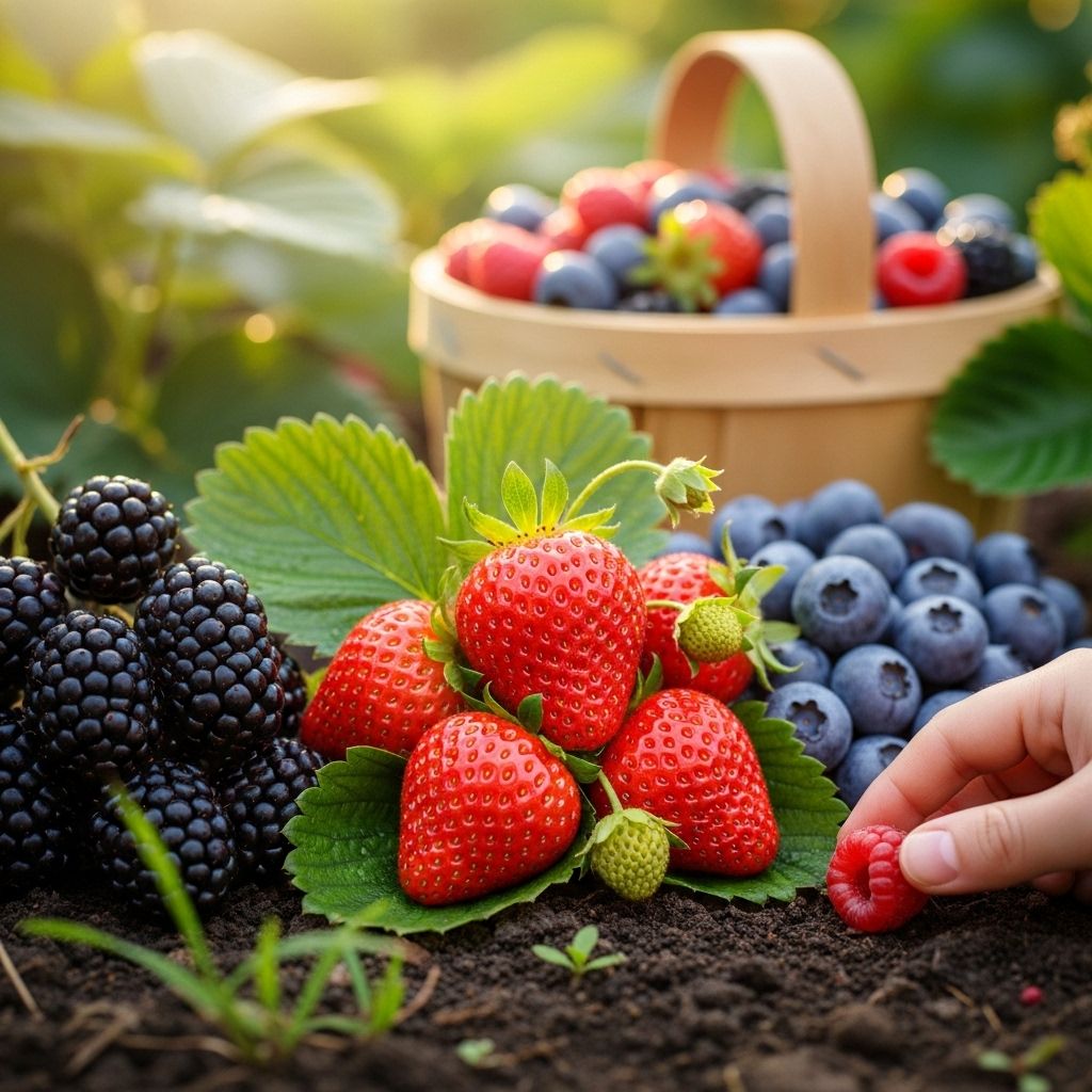 Flavorful fruit, wildlife support, and simple care unite in one vibrant patch.