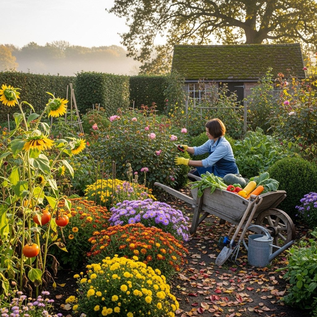 An organized autumn routine nurtures roots, extends blooms, and secures next season’s success.