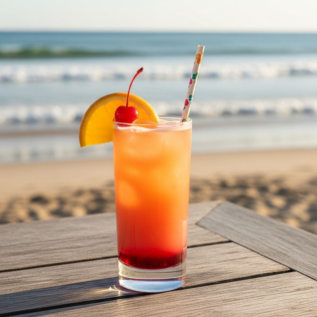 Fruity layers and pastel hues bring retro summer vibes to your next happy hour.